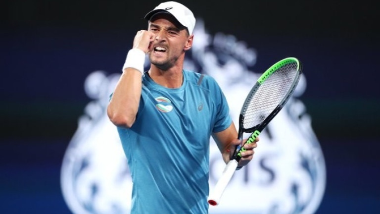 Димитър Кузманов на полуфинал на двойки